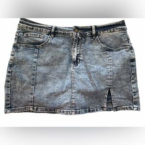 Luvamia Denim Short Skort NWT